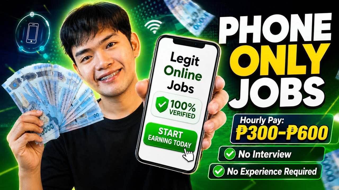 Earn Money Using Your Phone! Legit Online Jobs for Beginners (GCash Withdrawal)