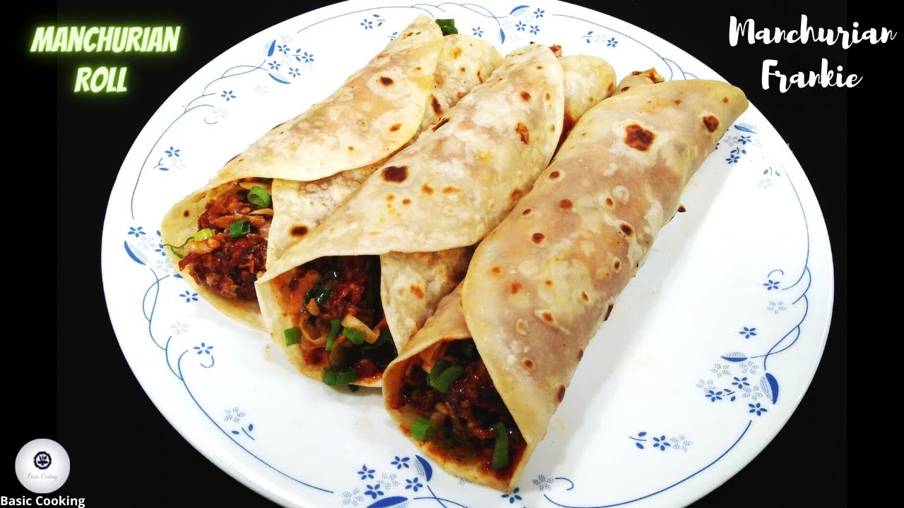 Manchurian Frankie | Manchurian Roll | Frankie recipe