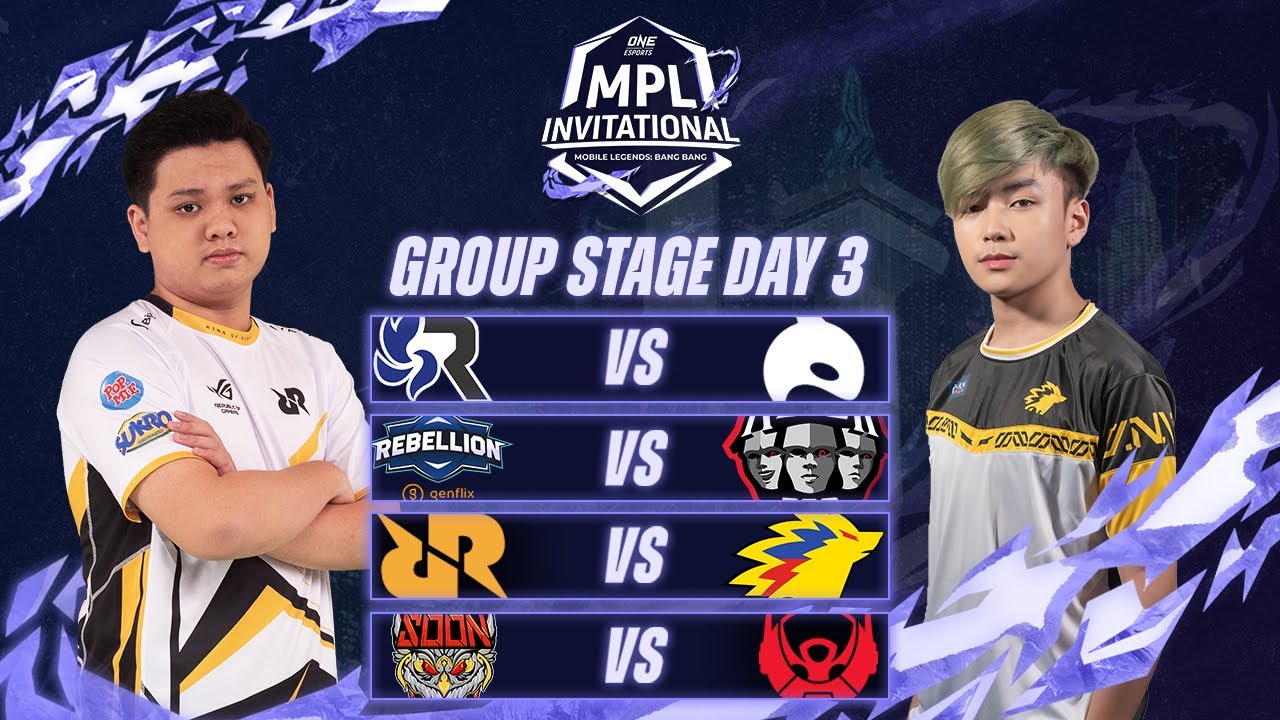 [ENGLISH] ONE Esports MPL Invitational Day 3 - Group Stage