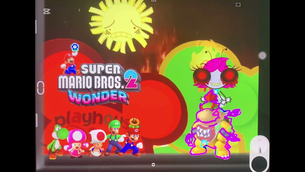 Super Mario Bros. Wonder 2: imposter Bowser Jr. And Maggie Pesky EXE Battle Music (Remake)