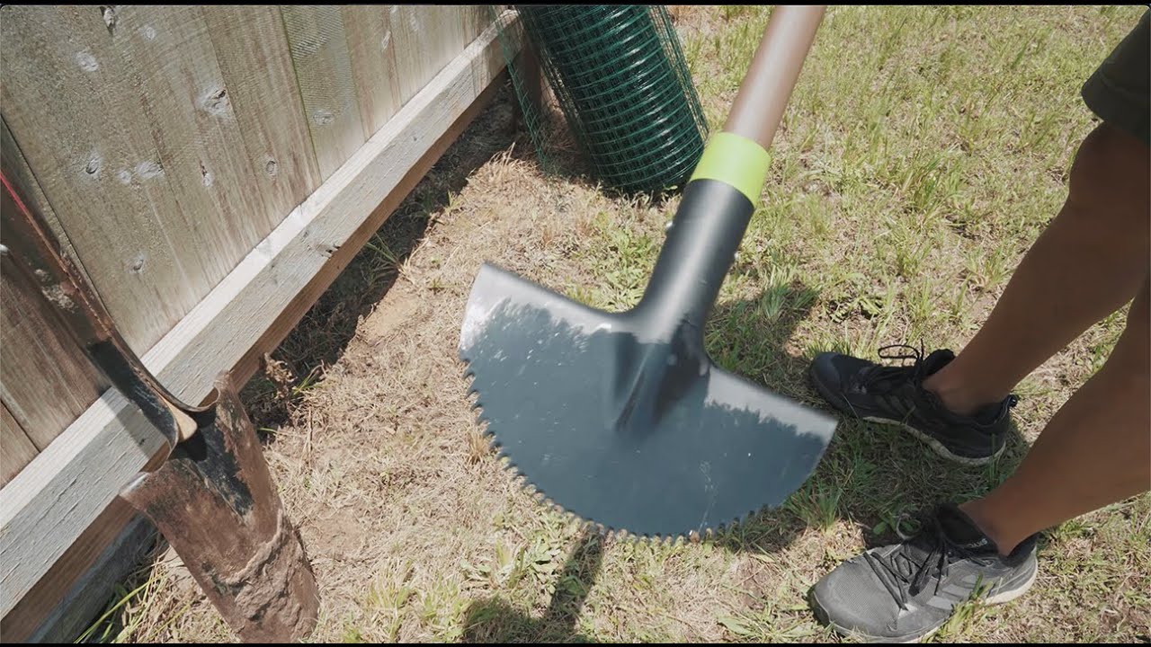 How I made a rabbit fence to keep them out of the yard