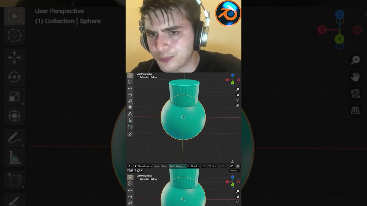 Blender Beginner VS👊 Professional P14 #blender #3danimation #blender3d #blendertutorial #3d