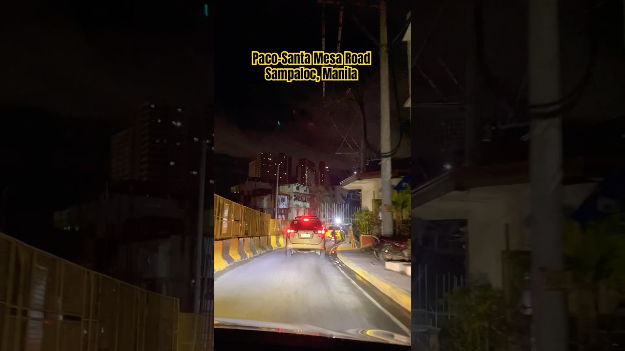 Paco-Santa Mesa Road #sampaloc #manila #philippines🇵🇭 #sanlakadnyo #driving #drivingtour
