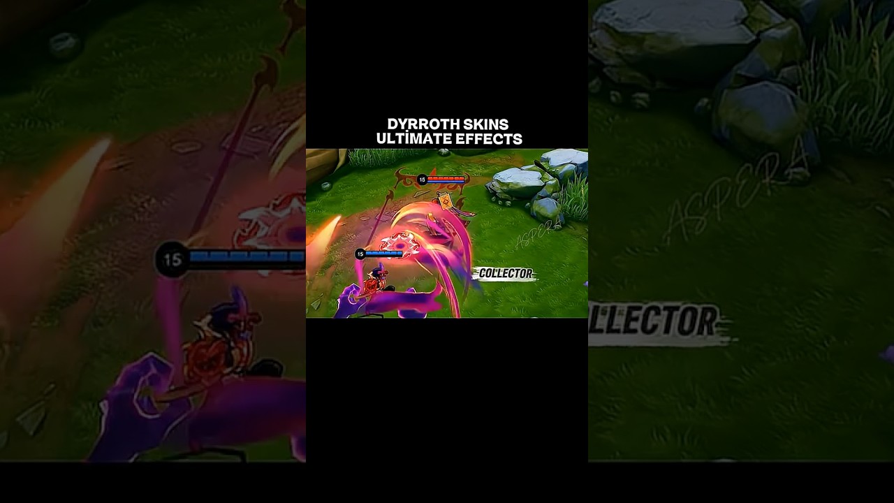 DYRROTH SKINS ULTİMATE EFFECTS💥 NEXT HERO ? #dyrroth #mlbb