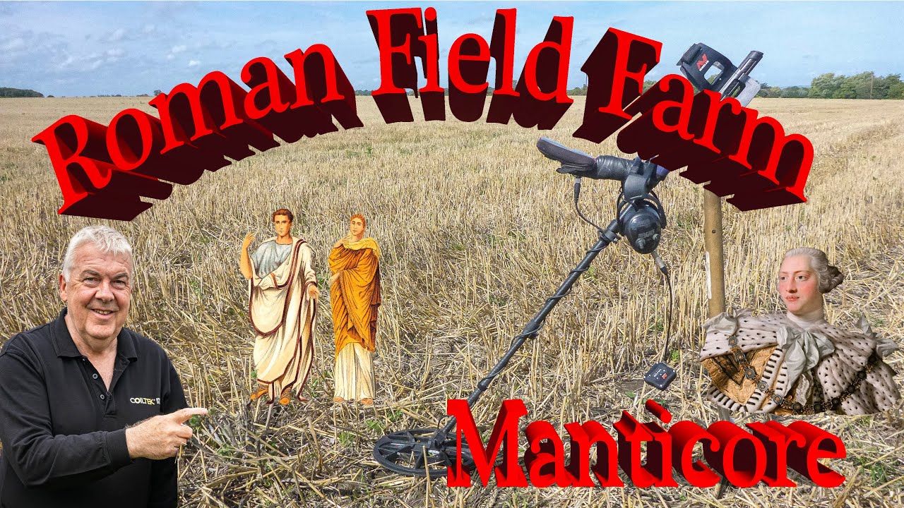Metal detecting with Mal and Manticore at Roman Field farm 6th September 2025