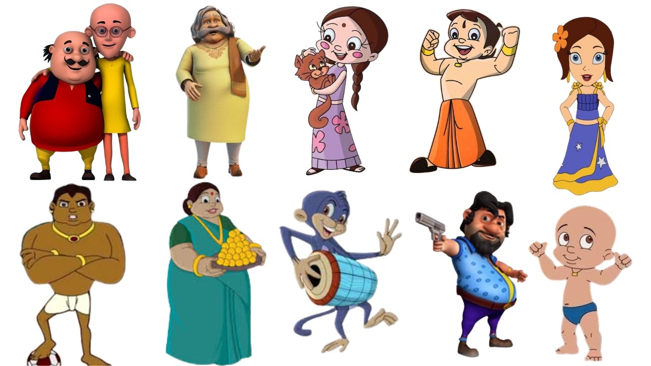 India’s Ultimate Cartoon Heroes 💥 Motu Patlu 😂 Chhota Bheem 💪  Fun Characters & Epic Facts!