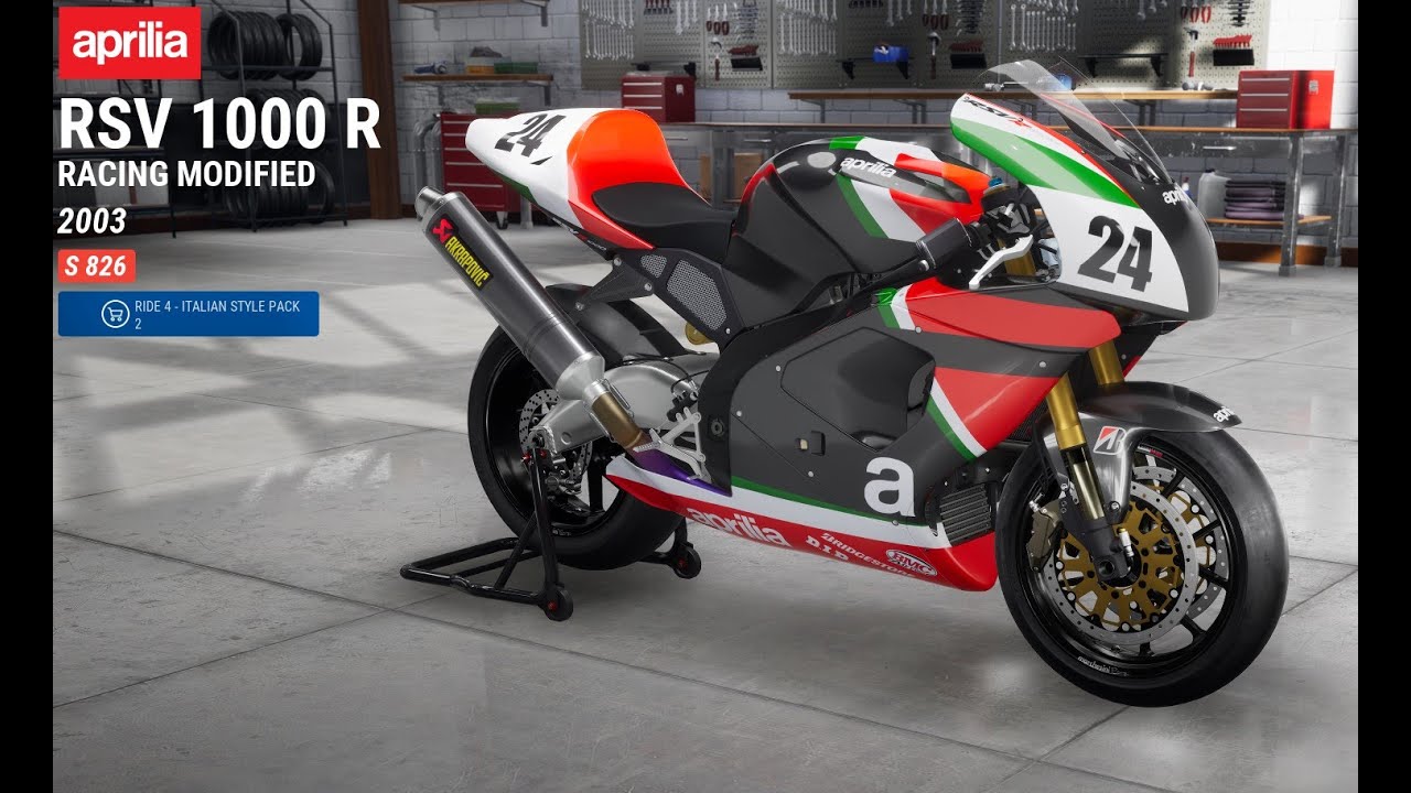[RIDE 4] - 2003 Aprilia RSV 1000 R - RM - Italian Style pack 2