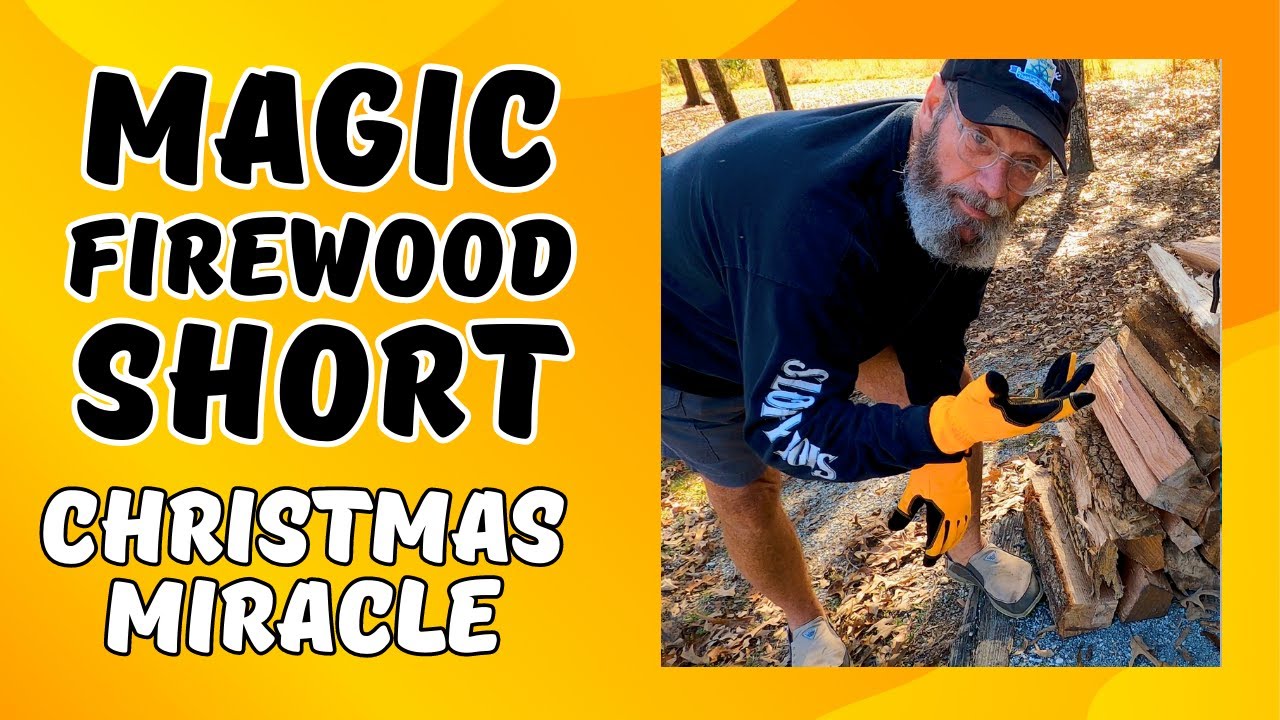 🔥 Magic Firewood - Merry Christmas from RV Underway #shorts