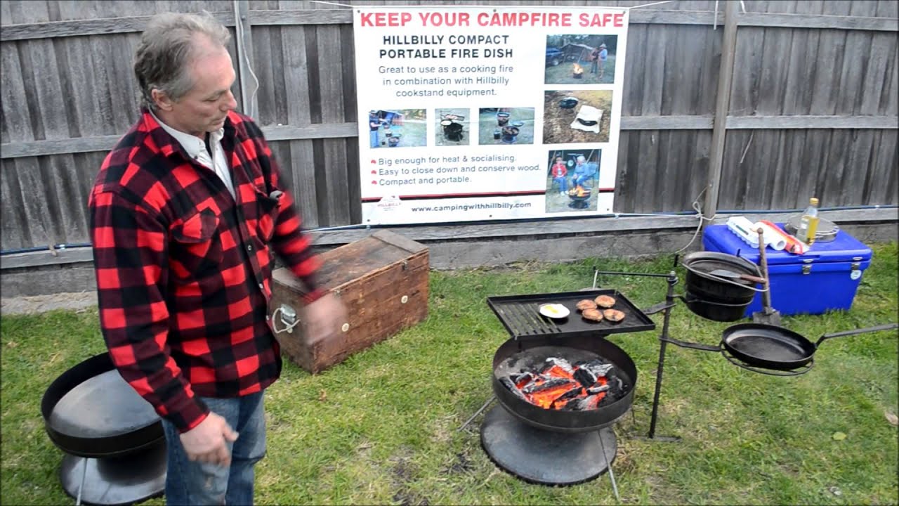 Hillbilly Camping Gear - Compact Firedish