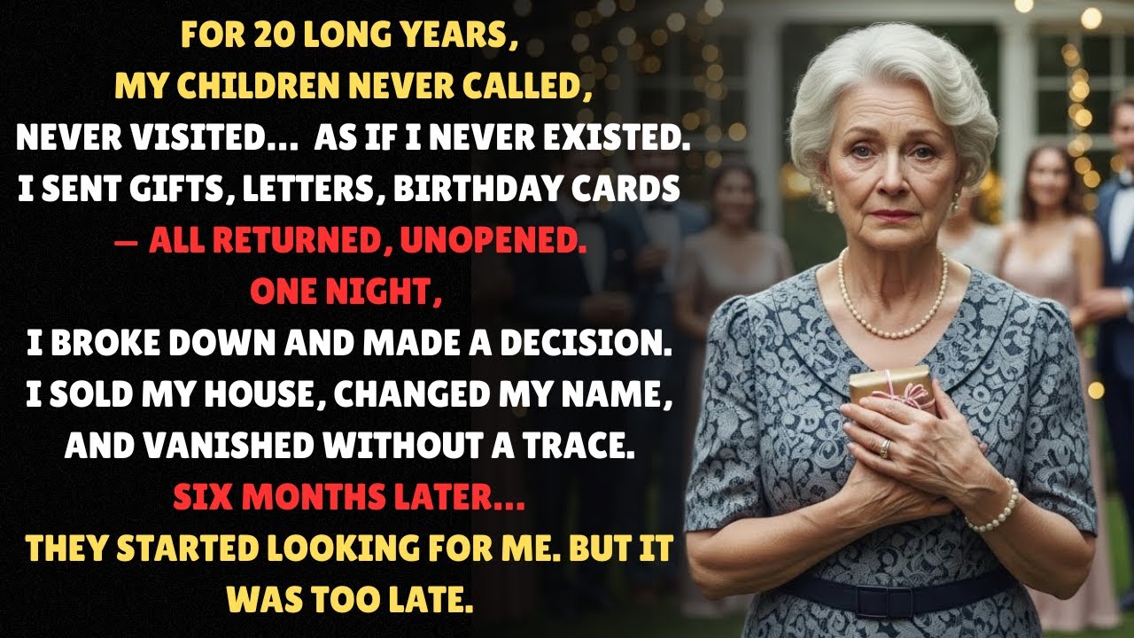 My Kids Ignored Me For 20 Years. So I Changed My Name And Disappeared.
