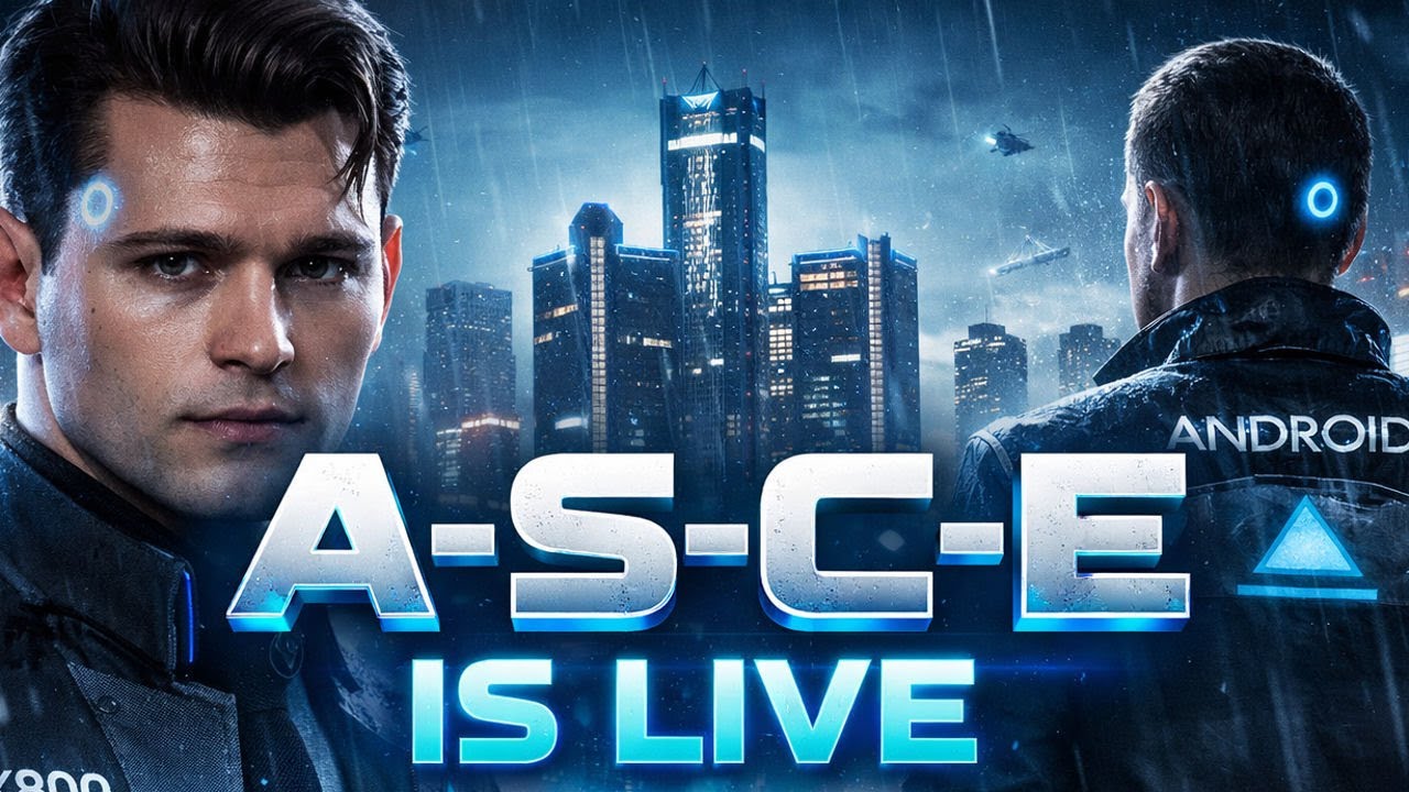 DETROIT BECOME HUMAN VERTICAL!!!| ASCE LIVE |
