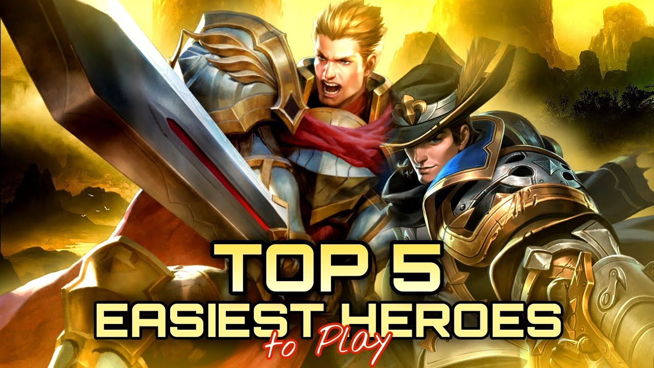 Top 5 Easiest Heroes To Play | Top 5 Random Tier List AOV | Arena of Valor | Li&ecirc;n Qu&acirc;n Mobile | RoV