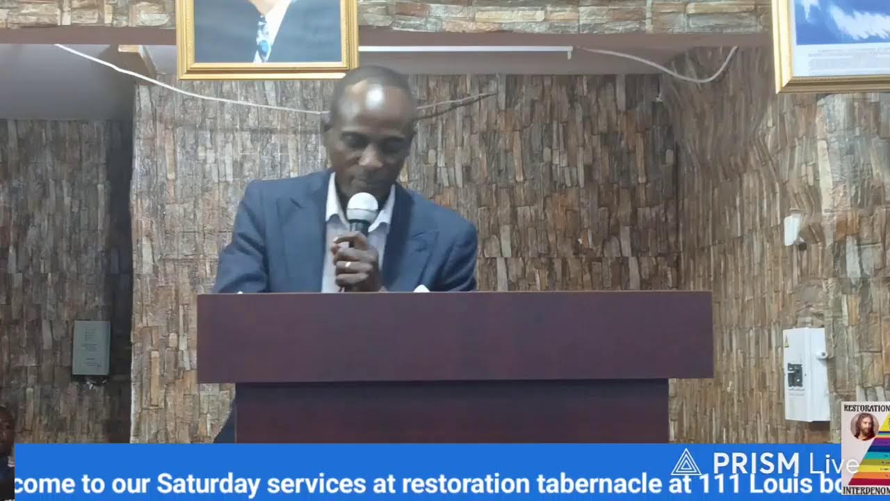 Live streaming of RESTORATION TABERNACLE  S.A JHB