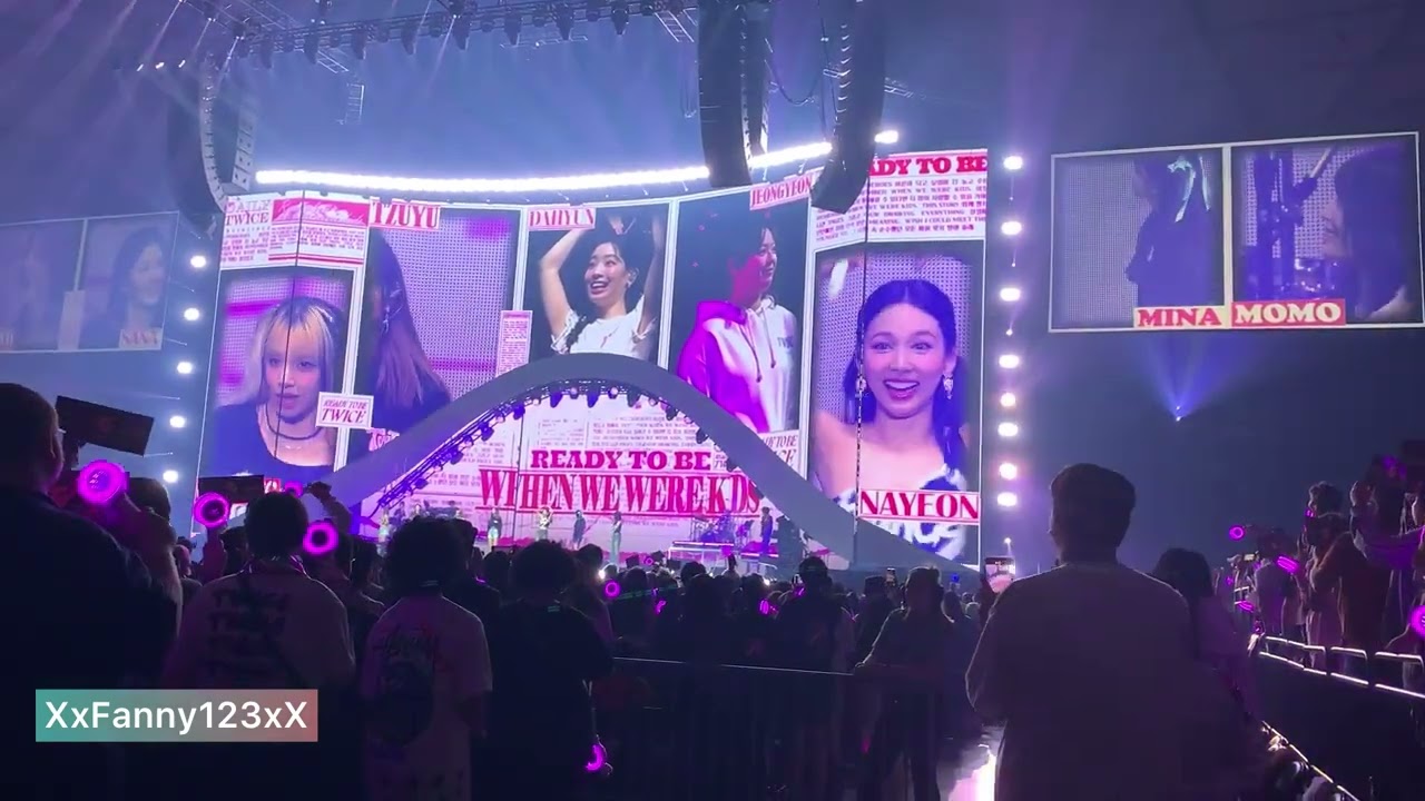 [20230616] Twice - When We Were Kids + Crazy Stupid Love @ Ready to Be World Tour in Seattle