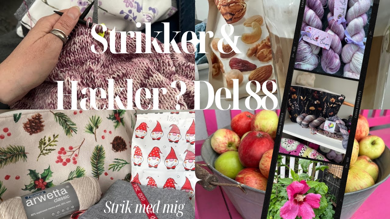 Strikker & hækler ? Ja, det gør jeg del 88  Kig til mine køb fra  Fiberfolk