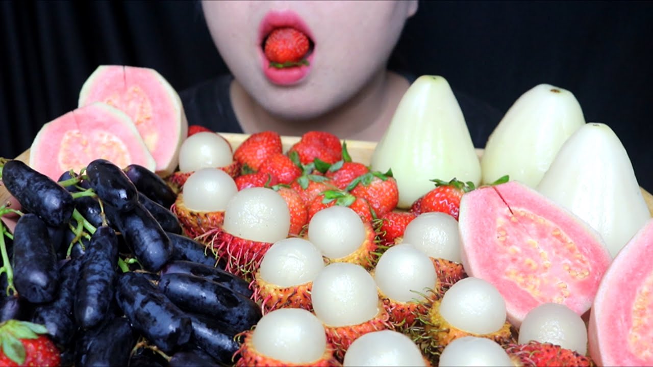 ASMR FRUIT PLATTER. FRESH FRUIT. EXTREME CRUNCHY SOUNDS. ĂN TRÁI CÂY TƯƠI. NO TALKING. MAI ASMR