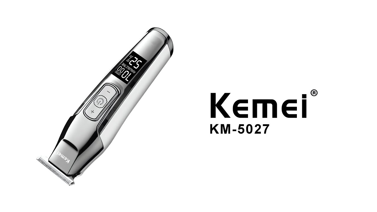 Máquina de cortar cabelo e aparar pelos Kemei Km-5027