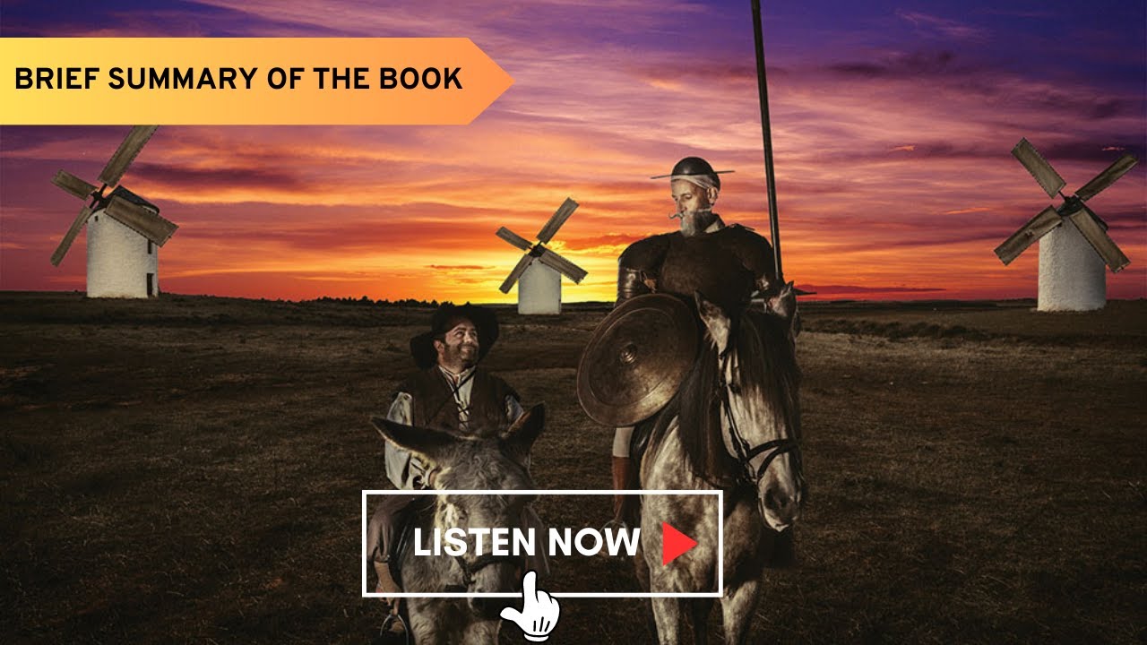 Don Quixote  by Miguel de Cervantes Brief summary audiobook short story in English subtitles