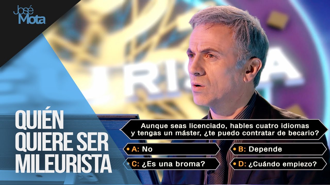 Qui&eacute;n quiere ser mileurista | Jos&eacute; Mota presenta...