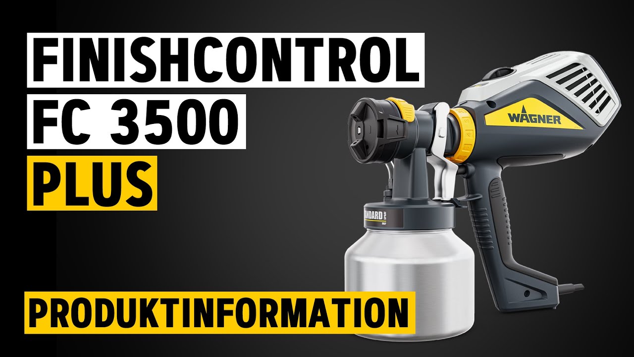 FinishControl 3500 Plus - Inbetriebnahme, Anwendung, Reinigung | WAGNER