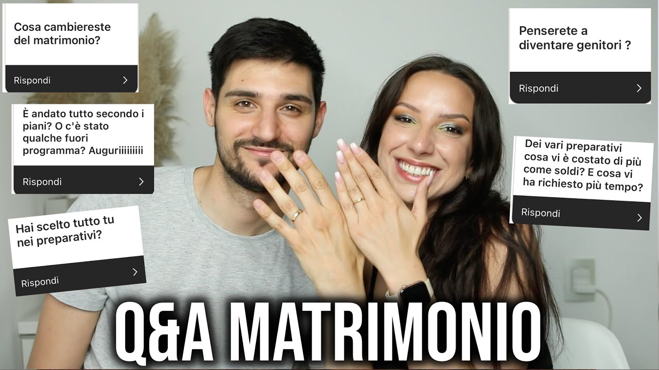 CI SIAMO SPOSATIIII 😍 rispondiamo alle vostre domande✨