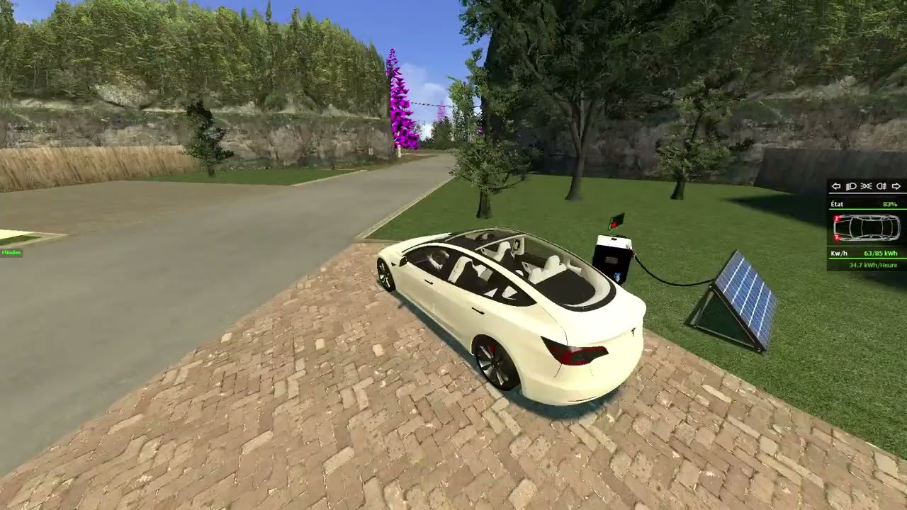 Refuel your tesla with solar panels!