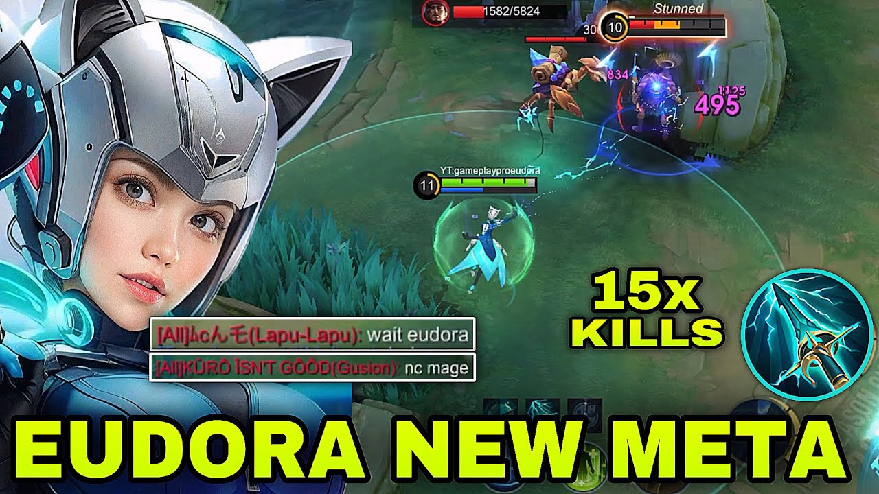 EUDORA BEST BUILD 2025 | TOP 1 GLOBAL EUDORA ~ MLBB