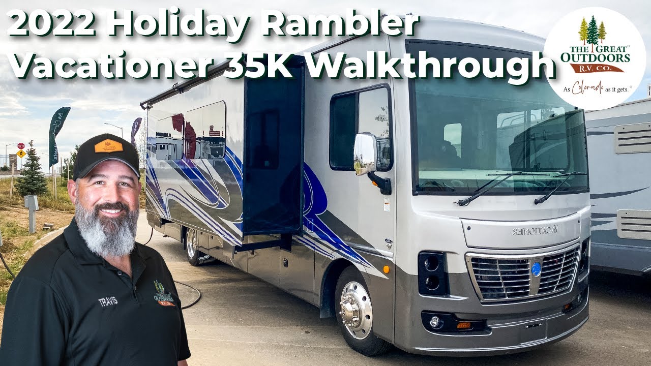 BEST CLASS A 2022: Holiday Rambler Vacationer 35K (Best Motorhome 2022 BEST CLASS A for families)
