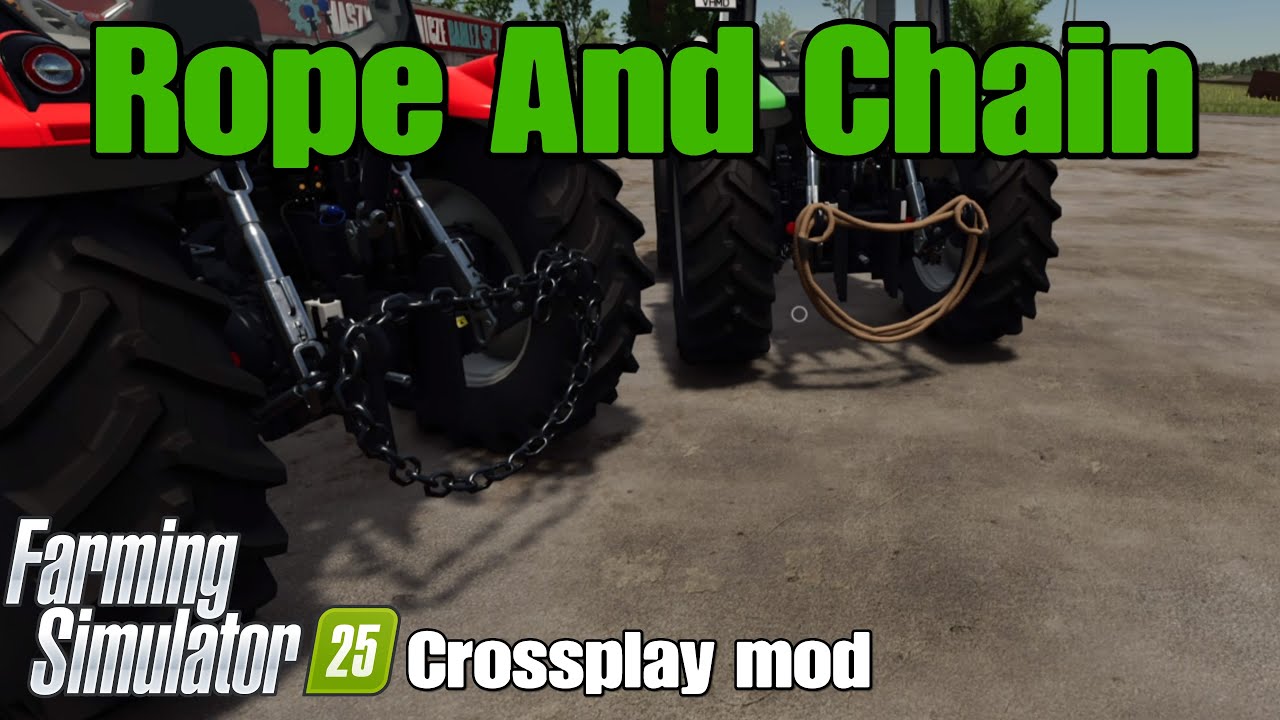 Rope And Chain / FS25 Crossplay mod