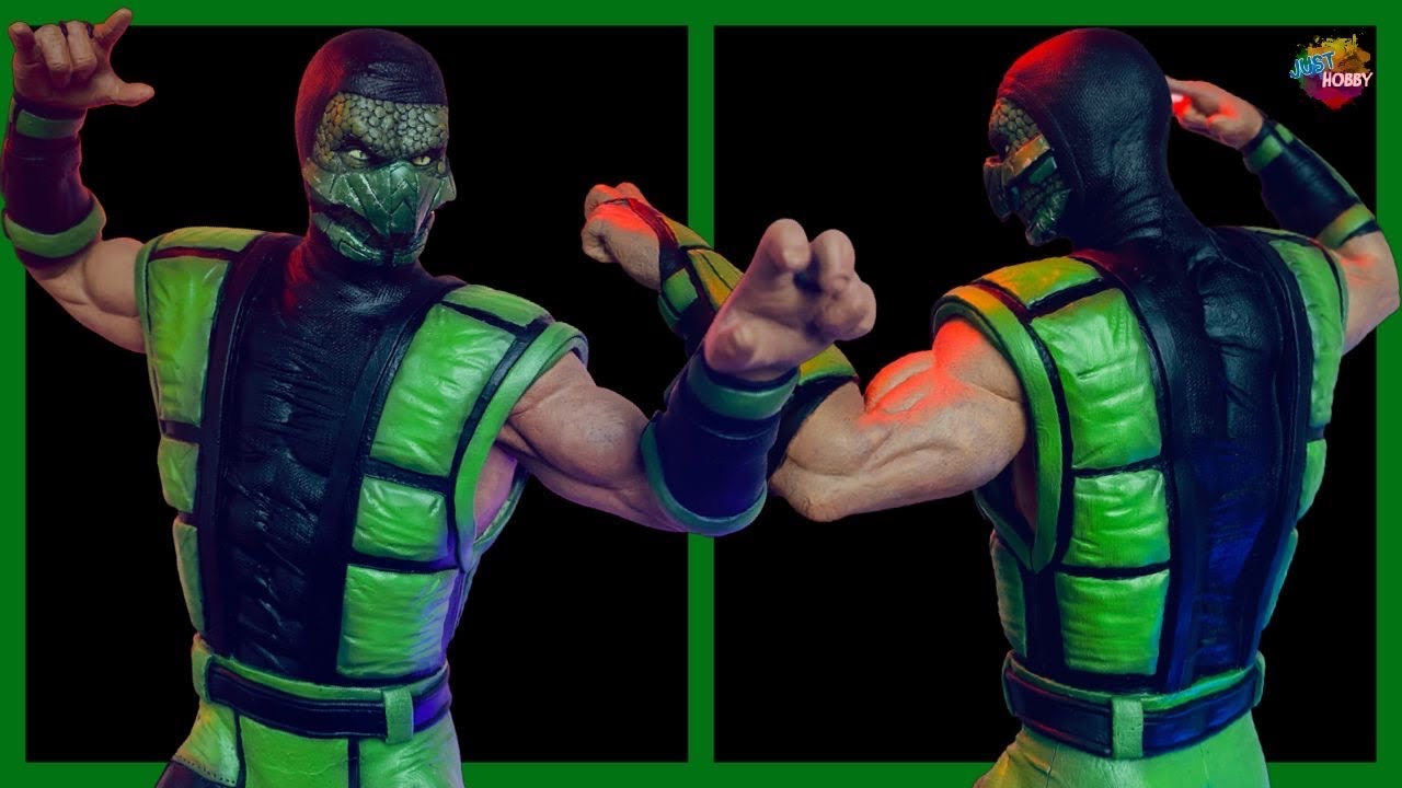 Sculpting REPTILE | MORTAL KOMBAT | MK Klassic | Polymer Clay| Timelapse