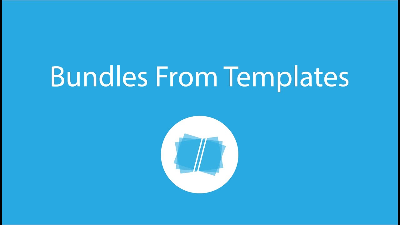 Create Bundles From Template