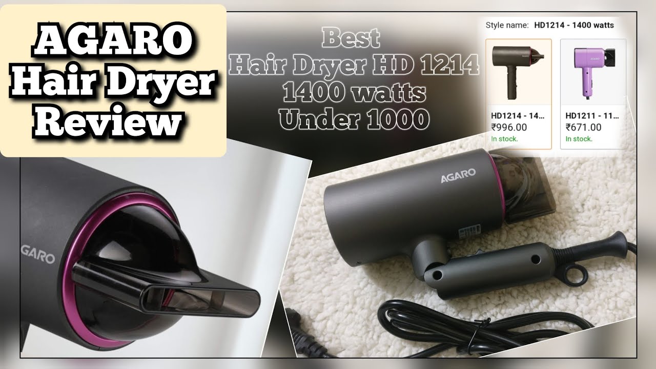 AGARO Hair Dryer Review | Hair Dryer under 1000₹ | Best Product AGARO Hair Dryer | @tksplanet123