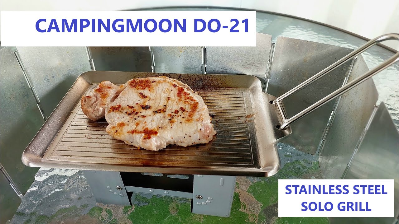 Campingmoon Solo Stainless Steel Grill DO-21 #campingmoon #camping