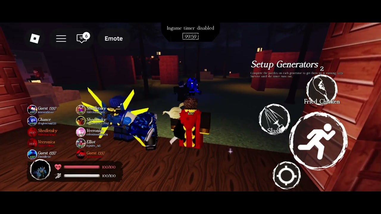 Participé en una dinámica de @Frab12 . #roblox #robloxgameplay #forsaken 