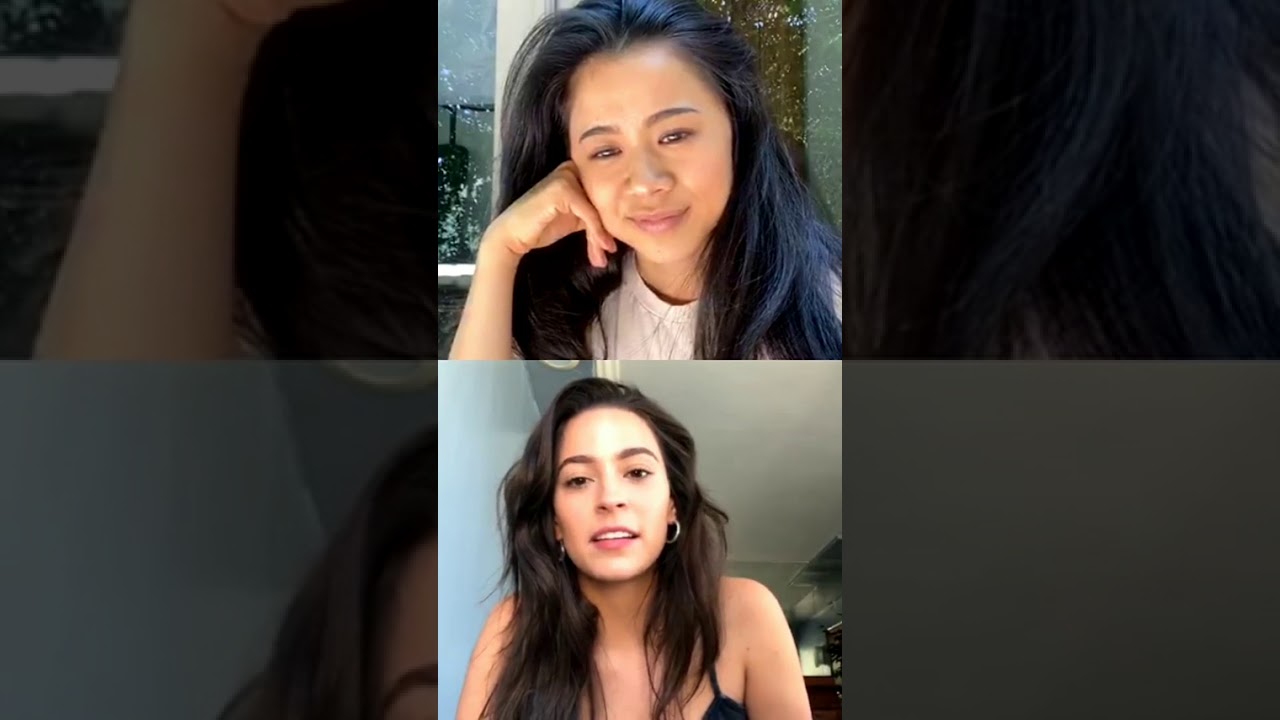 Leah Lewis and Alexxis Lemire live Instagram stream May 8 2020