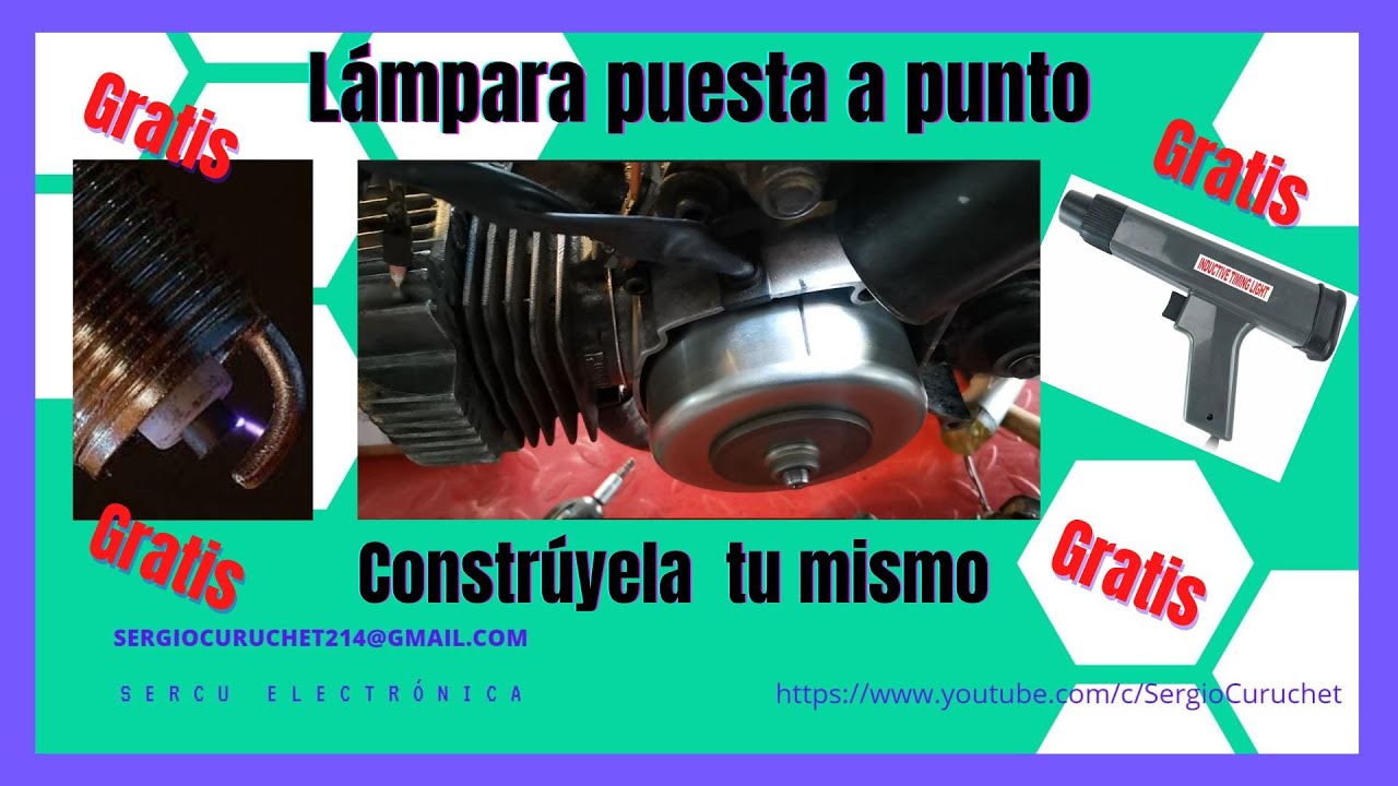 GRATIS, Lampara punto, Timing light, constrúyela tu mismo!!!🔦💡