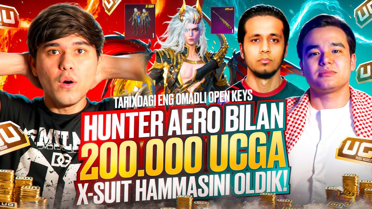 REKORD 200.000 UCga💸 X-SUIT FULL OLDIK 😱HUNTER VA AERO BLAN REKORD QOYDIK 😎