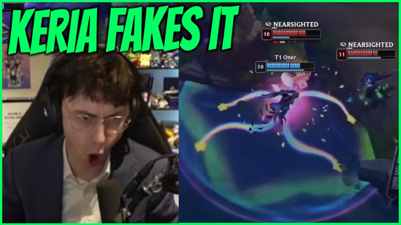 Caedrel Reacts To Keria's INSANE Neeko Ult Fake