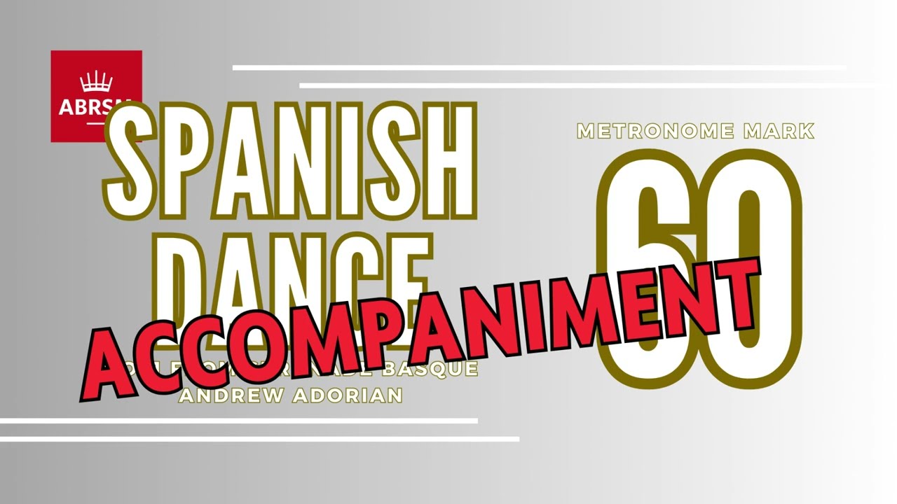 Spanish Dance by Adorian #1 from Serenade Basque [Accompaniment] ABRSM Cello Grade 6 from 2024 | 60