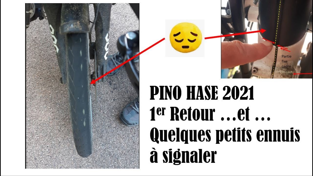 Pino HASE 2021 1er retour et petits soucis !