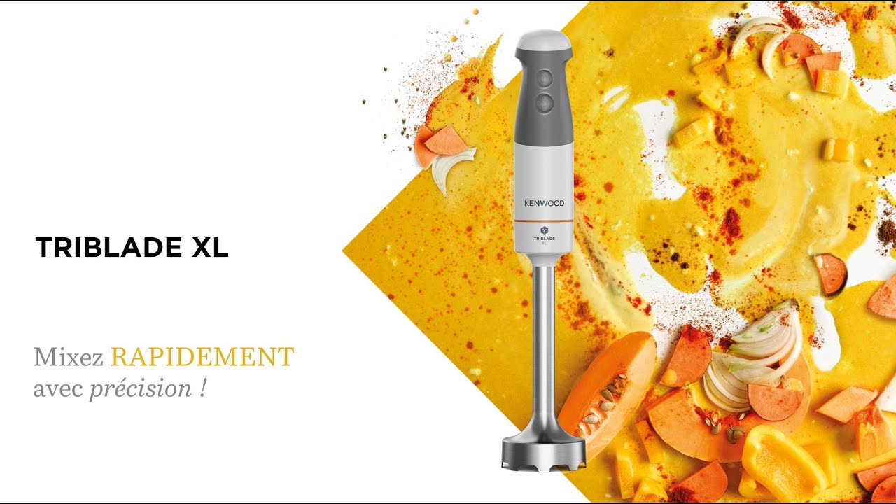 Présentation du mixeur plongeant Triblade KENWOOD