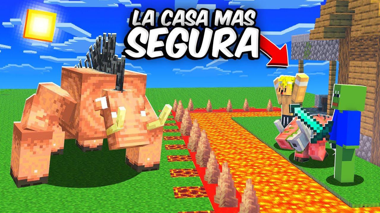 CERDO MUTANTE vs la CASA MÁS SEGURA de MINECRAFT