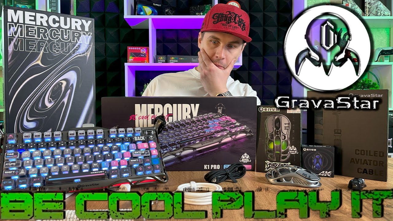 🤯 Я ОБЕЗУМЕЛ от Дизайна! GravaStar Mercury Pro: Космос на Вашем Столе! K1 Pro & M1 Pro | ОБЗОР 