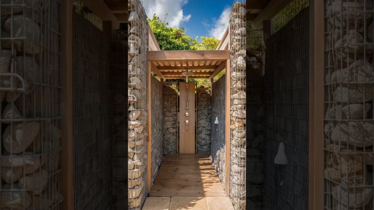 Уличный душ для сада 🚿