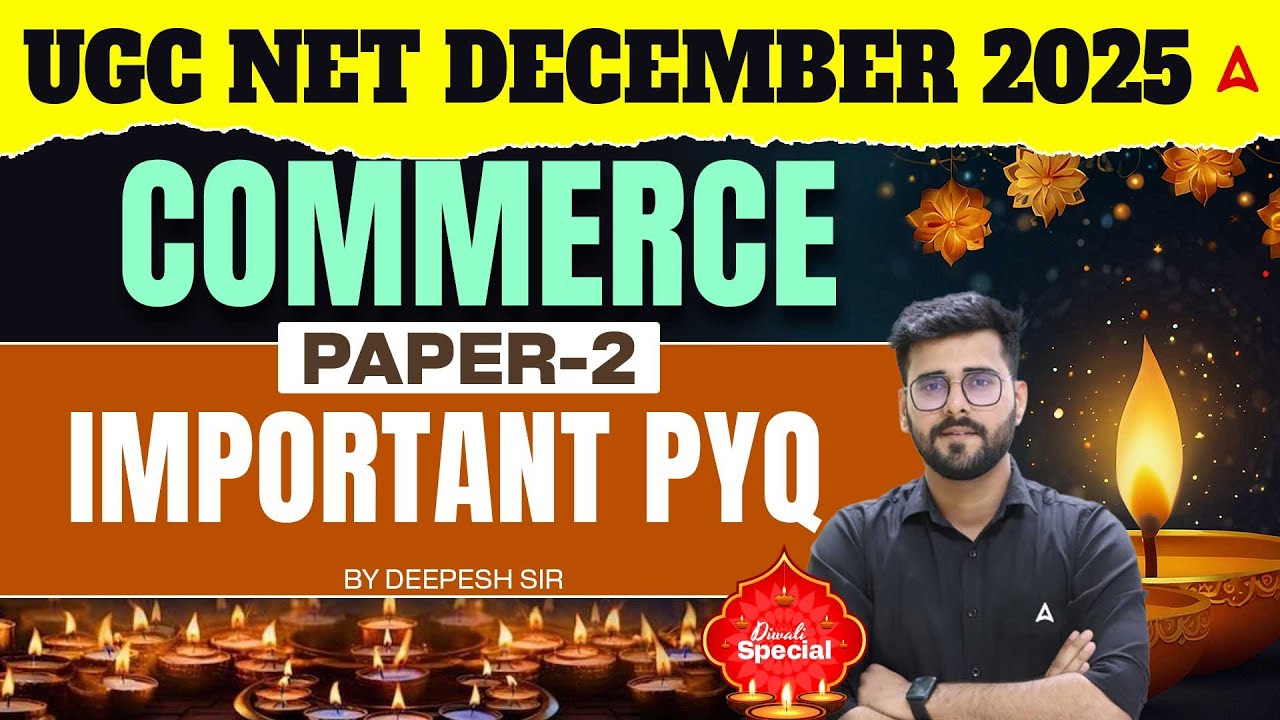 UGC NET Commerce | UGC NET Commerce Most Important PYQs By Deepesh Sir