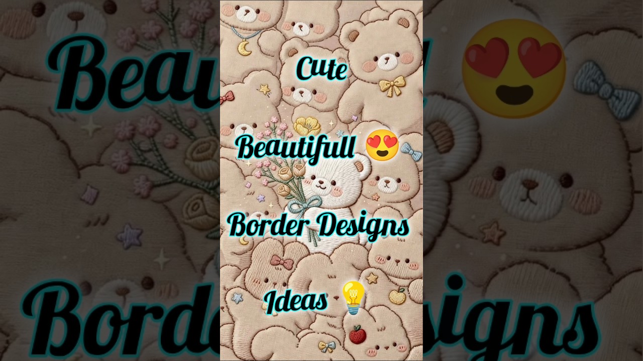 3 Simple Drawing Border Design for Project Front Page ✨Beautiful Drawing Ideas for Title Page Design