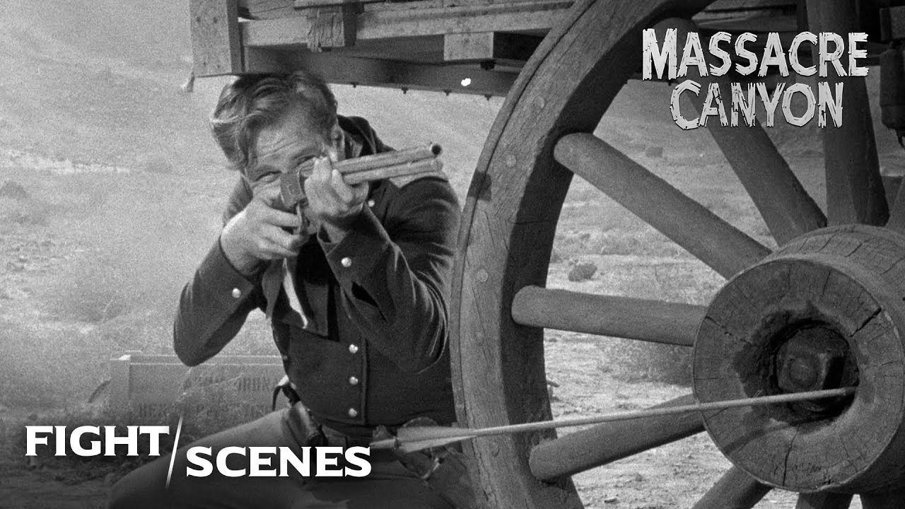 MASSACRE CANYON | Fear isn't a whisper, it’s a howl! Hollywood Fight Scenes | Movie Clips
