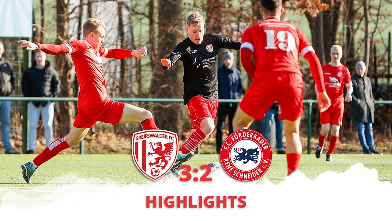 HIGHLIGHTS | Greifswalder FC U23 - FC Förderkader Rene Schneider | Verbandsliga MV - Saison 23/24
