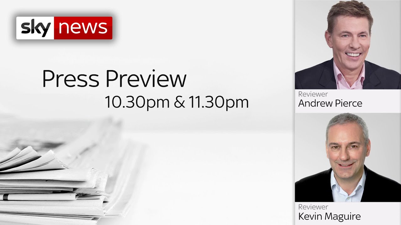 Press Preview: A first look at Thursday's newspaper headlines