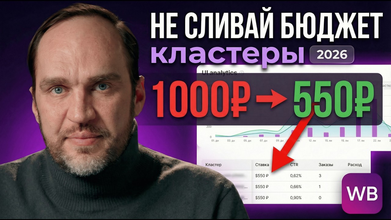 Как рассчитать ставку на кластер Wildberries и не слить бюджет | Инструкция 2026